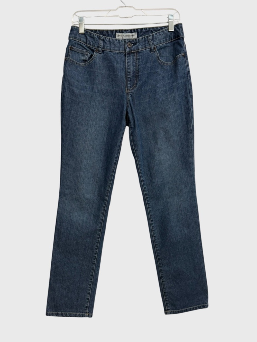 Chico's Platinum Denim Ultimate Fit Slim Leg Jeans Size 0.5 (6/S) Medium Wash